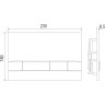 Сет: Инсталляция LEMARK PENEDA EXPERT + кнопка смыва BIT чёрный матовый + унитаз GLAZER чёрный матовый 100122237